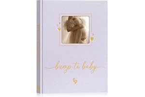 Lanpn My Pregnancy Journal Memory Book for First Time Mom, 156 Page Pregnant Announcement Must Have Planner, Pregnancy Tracki