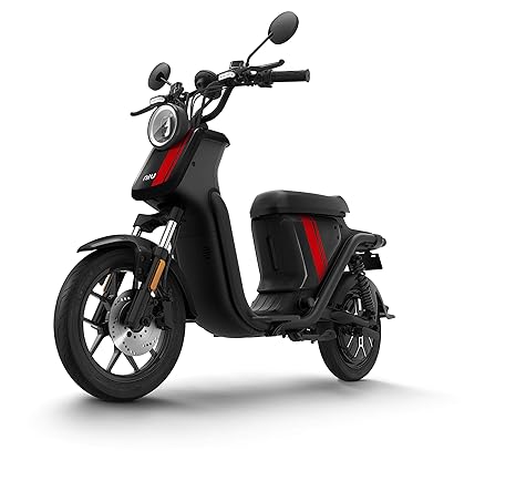 NIU U-Pro Elektroroller E-Scooter Schwarz mit Bosch Motor und Panasonic Lithium-Ionen Akku