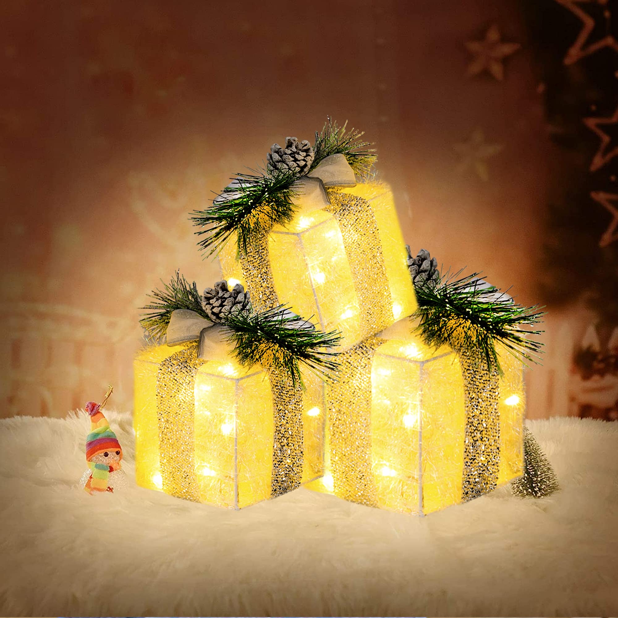 Lighted Gift Boxes