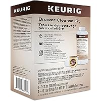 Keurig Brewer Cleanse Kit For Brewer Descaling and MaintenanceIncludes Descaling Solution & Rinse Pods, Compatible with…