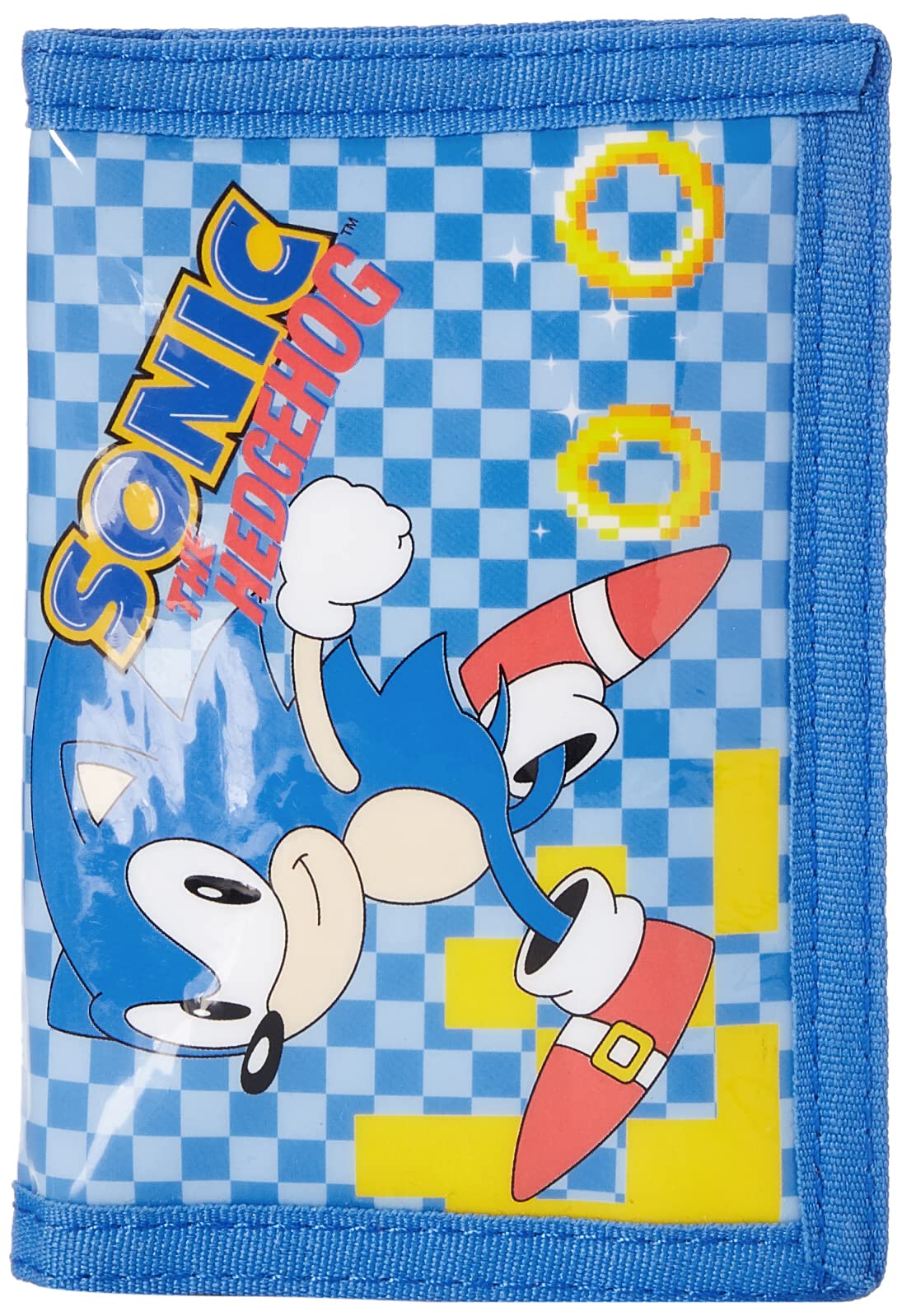 Hedgehog Sonic The Card and Coin Tri-Fold Wallet