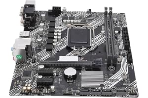 Yunir Micro ATX Motherboard, LGA 1200, 2 Channel DDR4 Up to 2933MHz,PC Motherboard with 4 Serial ATA Interfaces Combined with