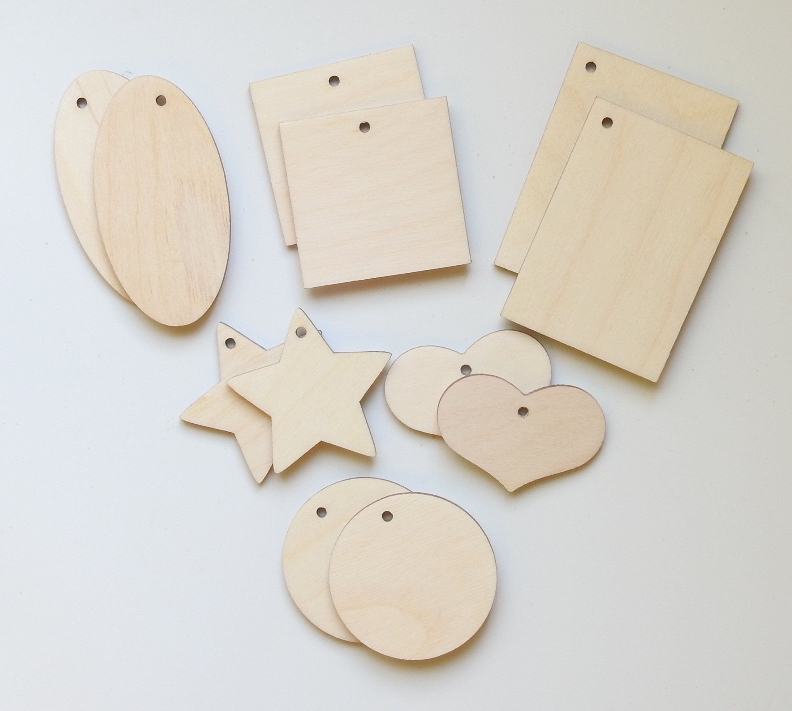 Pyrography Wooden Blanks 12 Pieces per Pack (R960P0B0)