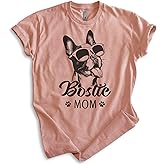 EVERTREE CLOTHING Bostie Mom T-Shirt, Unisex Women's Shirt, Boston Terrier Owner, Best Dog Mom Gift