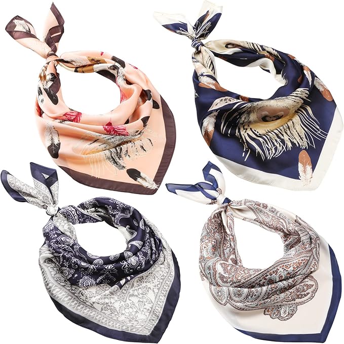 Satin Kopftuch 27,5 Zoll - Vielseitiges Haartuch Für Frauen