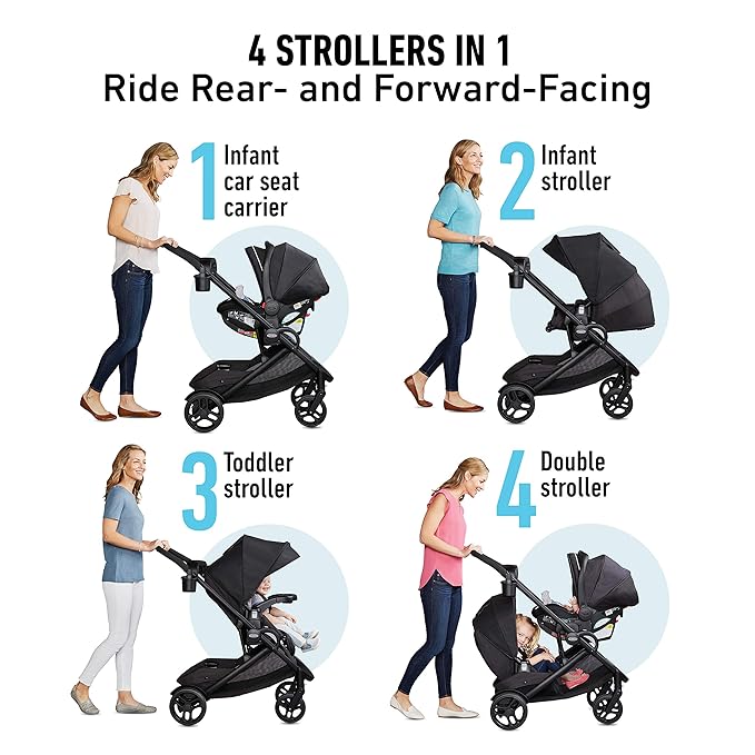 graco modes stroller with snugride snuglock 35 infant car seat