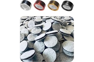 Reusable Metal Rings with 100 High - Performance Replacement Filters - Ideal for Universal Silicone Mouth Funnels, Ultra - Cl