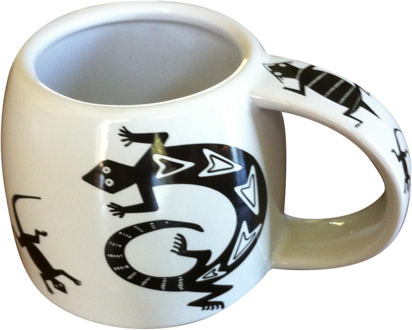 Distinctive 8 oz.Ceramic Mug With Ancient Mesa Verde Style - Add A Southwest Flair To Your Morning Coffee