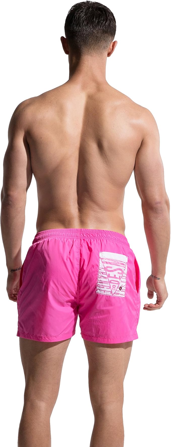 Amazon Ricky Bens メンズ ボードショーツビーチウェアショートバックラベルジムウェアーパンツ 水着 通販