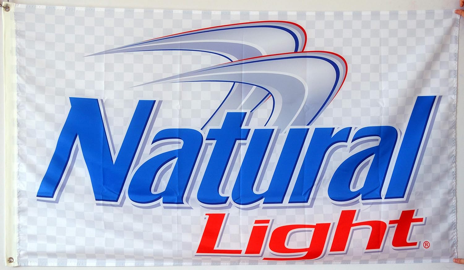Amazon Com Annfly Miller Lite Natural Light Beer Flag 3x5ft
