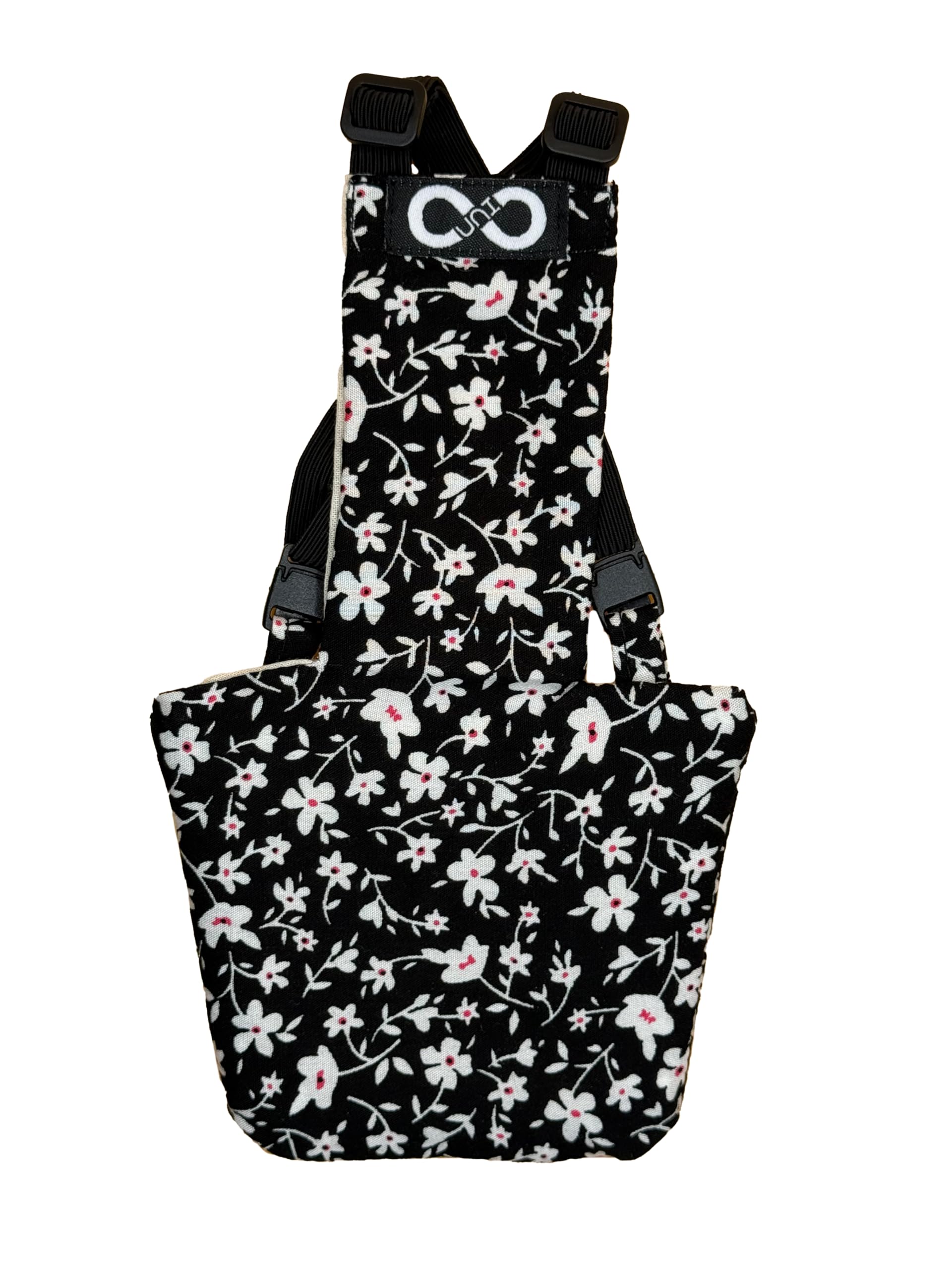 Photo 1 of Chicken Diapers for Hens, Rooster, Ducks, Ducklings - Reusable, Adjustable, Size That FITS, XS Small Medium Large XL by Uni Infinity (Chicken Medium, Black Floral)