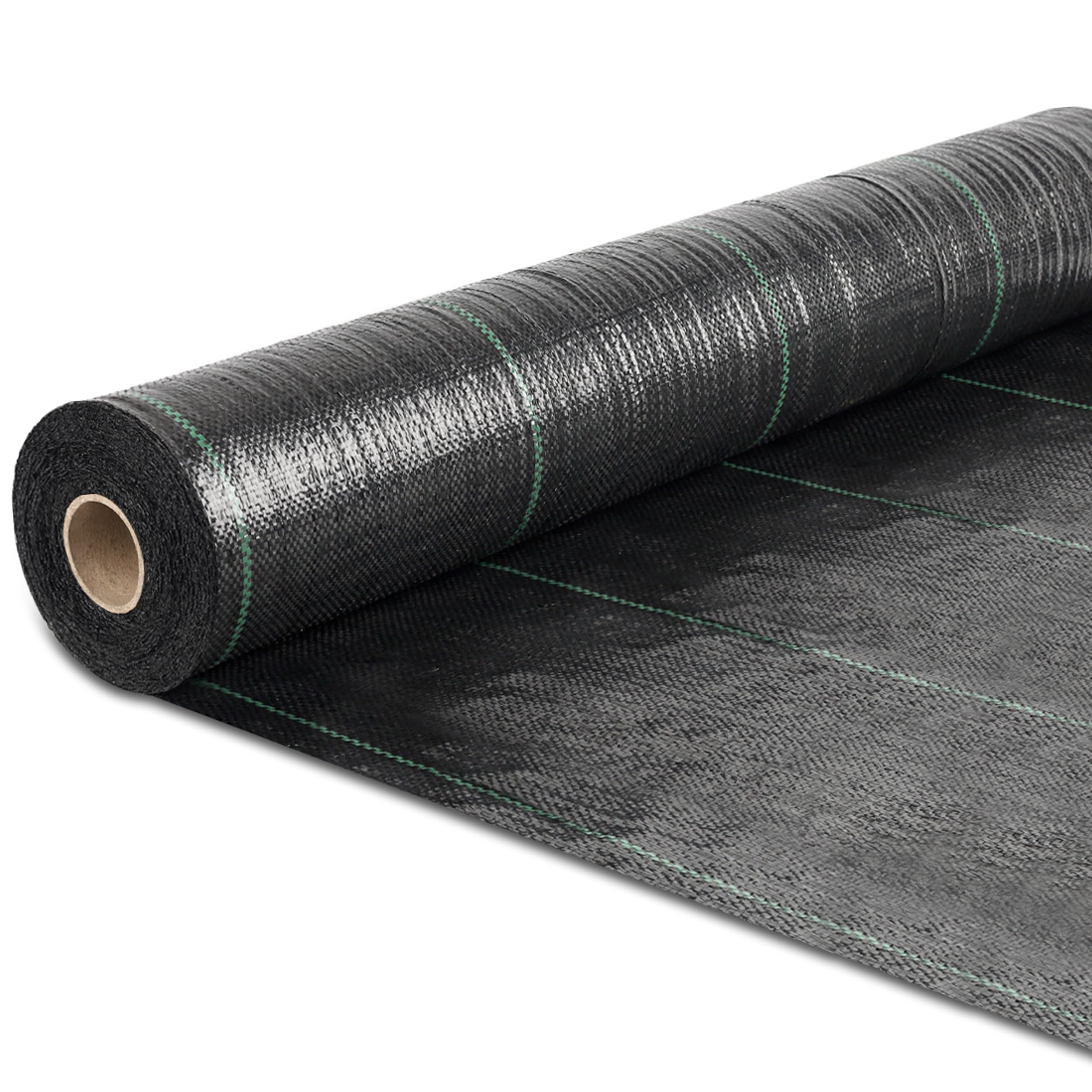 Photo 1 of Bloomarea 1.4FT x 100FT Weed Barrier Landscape Fabric Heavy Duty Weed Block Fabric, Weed Control Garden Cloth, Commercial Driveway Fabric for Outdoor Gardens