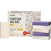 Snowies Bar Soap | Pack of 6 | Made in Canada | 97% Natural, Essential Oils, Moisturizing, Glycerin, Vegan | Mix Pack - 3 Sce