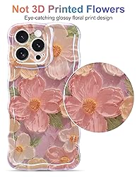 Jusy Case for iPhone 11 Pro Max, Colorful Retro Oil