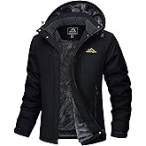 MAGCOMSEN Women's Ski Jacket Snow Winter Coat Waterproof Insulated Warm Fleece Thermal Skiing Jacket Windproof Raincoat
