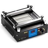 853A Soldering Hot Plate, 110V 450W Heating Plate for SMD BGA Rework Station, 50-400&deg;C Infrared Preheating Oven Hot Plate for IR PCB Circuit Board Welding Soldering Repair