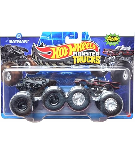 Hot wheels バッドマン　Monster truck Amazon.com: Hot Wheels Monster Trucks Batman vs The Joker 2