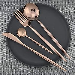 Gugrida 40-Piece Silverware Set 18/10 Stainless