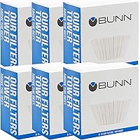 BUNN 8-12 Cup Coffee Filters, 6 each, 100ct