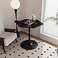 Wetiny 31.50" Tulip Table in Mid-Century Style, Perfect for 2 People, Comes with a Round MDF Dining Table, Pedestal Dining Table, and Coffee Table.