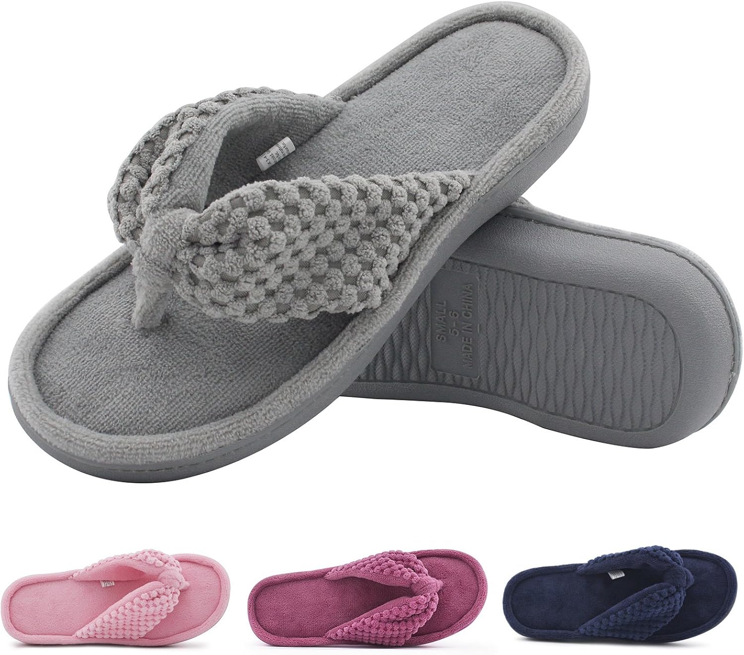 terry flip flop slippers