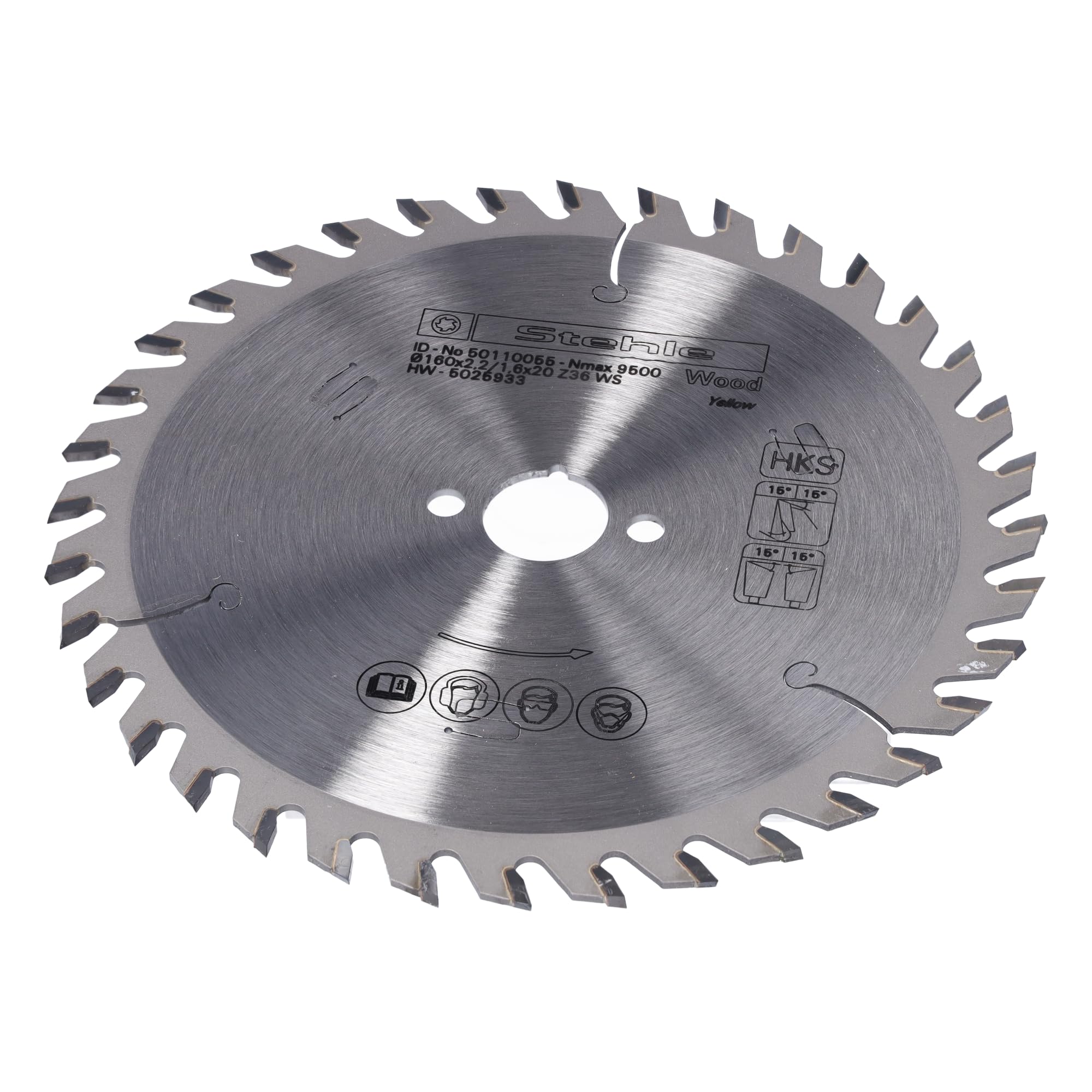 Stehle Circular Saw Blade, HW Hard Metal (HM) for Wood, Alternate Bevelled Teeth
