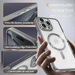 IAIYOXI Magnetic Clear Case for iPhone 16 with Full