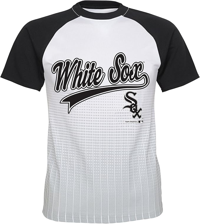 Amazon.com : MLB Chicago White Sox Youth Boys Pin Dot Jersey Tee, Black, X-Small 4/5 : Clothing