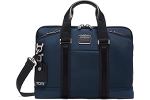 TUMI - Alpha Bravo Academy Brief - Compact Laptop Briefcase - Travel Laptop Bag - 11.8" X 15.5" X 2.0" - For 15" Laptop - Navy