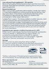 Optibac Probiotics Travel Abroad Vegan Travel Probiotics 20 Capsules view 8