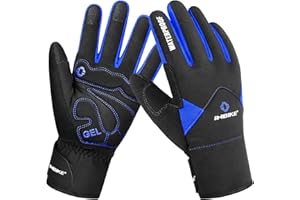 INBIKE Winter Cycling Gloves for Men Women Cold Weather Thermal Windproof Gel Bike Gloves Touch Screen