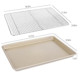 Kitcom Large Cookie Sheet 17.7x12.8in with