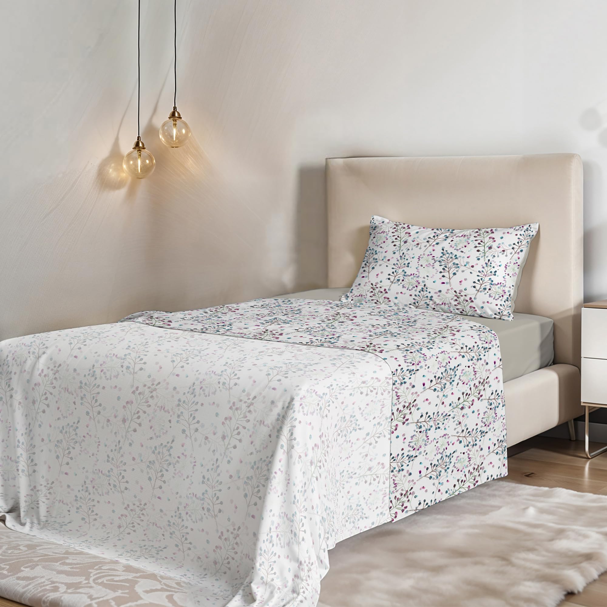 Italian Bed Linen Fantasy Bed Linen Set, Flor, 1PM, Microfiber, Small double — image 1