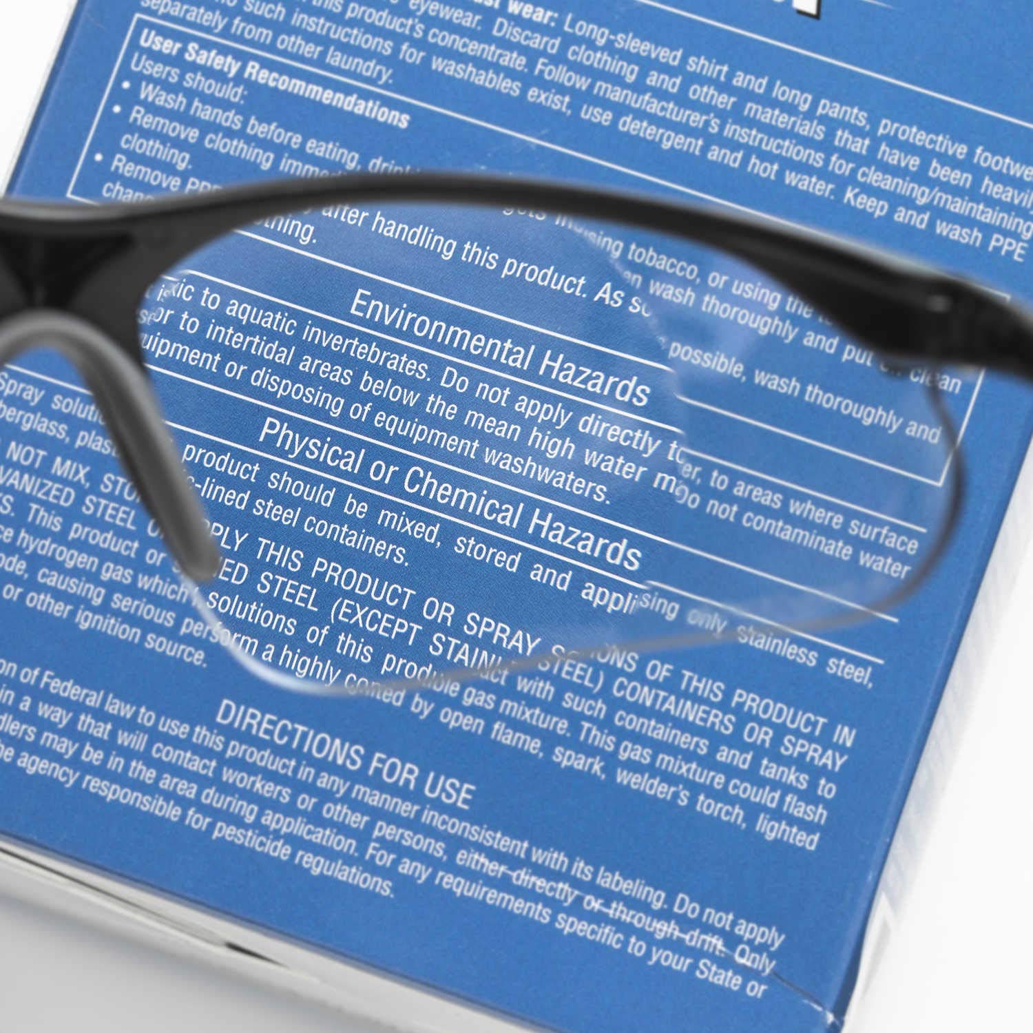 Elvex RX-500C 1.5 Diopter Full Lens Magnifier Safety Glasses, Black Frame /Clear Lens: Industrial & Scientific