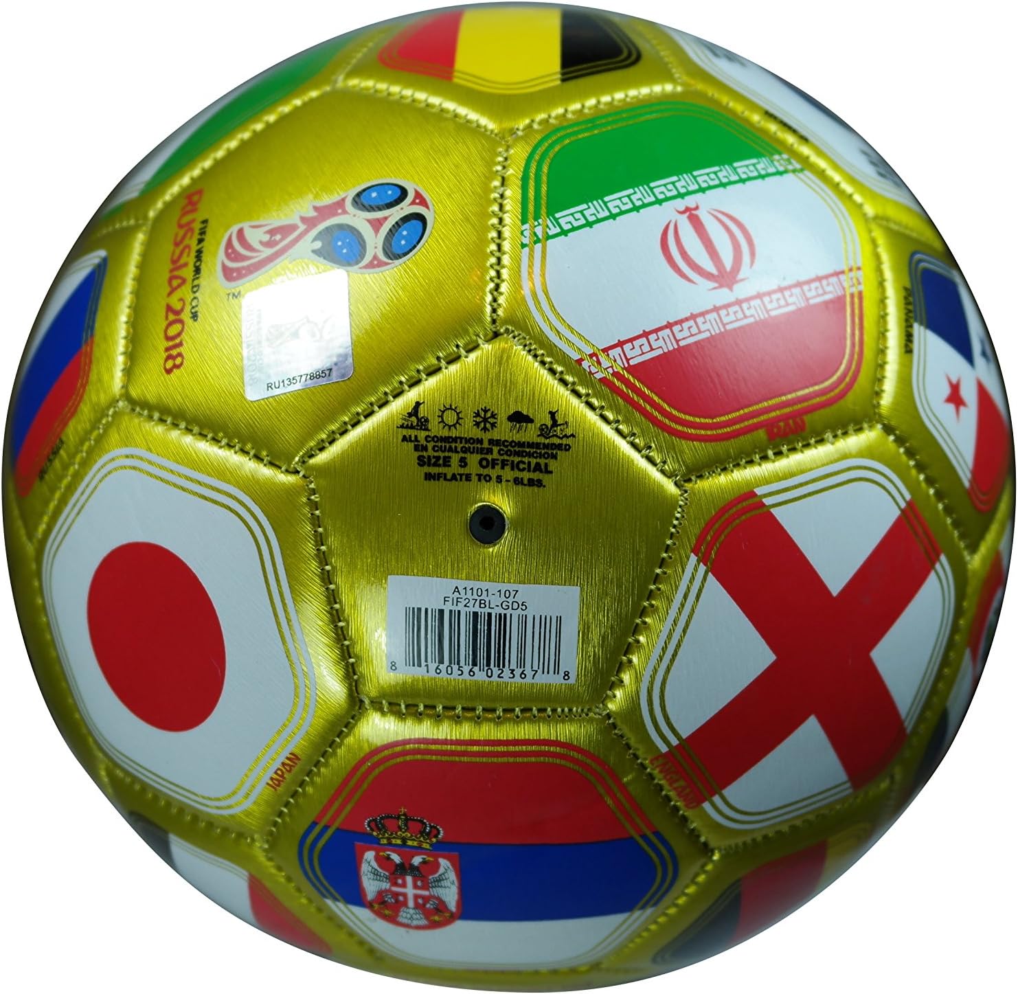 fifa official ball size