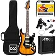 Best Choice Products 39in Full Size Beginner Electric Guitar Starter Kit w/Case, Strap, 10W Amp, Strings, Pick, Tremolo Bar - Sunburst