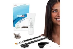 Godefroy Hair Color Tint Kit for 100% Gray Coverage, Medium Brown, 20 Applications, Long-Lasting Root Touch-Up for Men & Women, Pre-Measured Capsules, No Waste, DIY Salon-Quality Results at Home