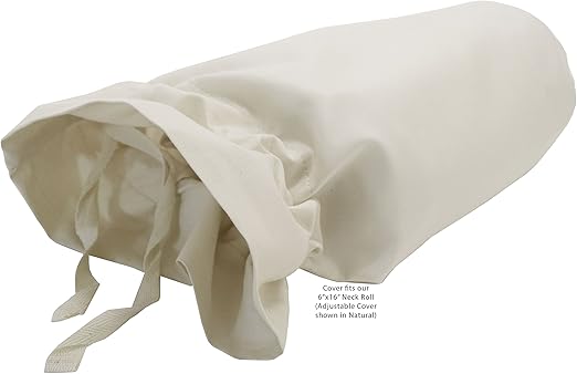 Amazon Com Bean Products Neck Roll Pillowcase 6x16 Adjustable