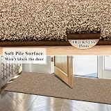 SHACOS Runner Rug 60x240 cm Hallway Non Slip Washable Brown view 3