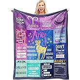 Aries Gifts for Women – Zodiac Throw Blanket 50