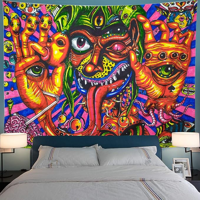 Leofanger Psychedelic Arabesque Tapestry
