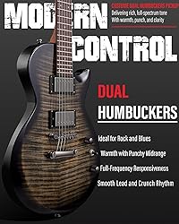 AKLOT Lorien Electric Guitar Kit: Roasted Maple