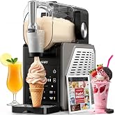 Slushie Machine, 85OZ Ice Cream Maker, Larger Slushie Machine for Home, LED Diplay | 6 Preset Programs | Auto-Clean, Perfect for Margaritas, Frappes, Milkshakes &amp; Smoothies, No Ice Needed