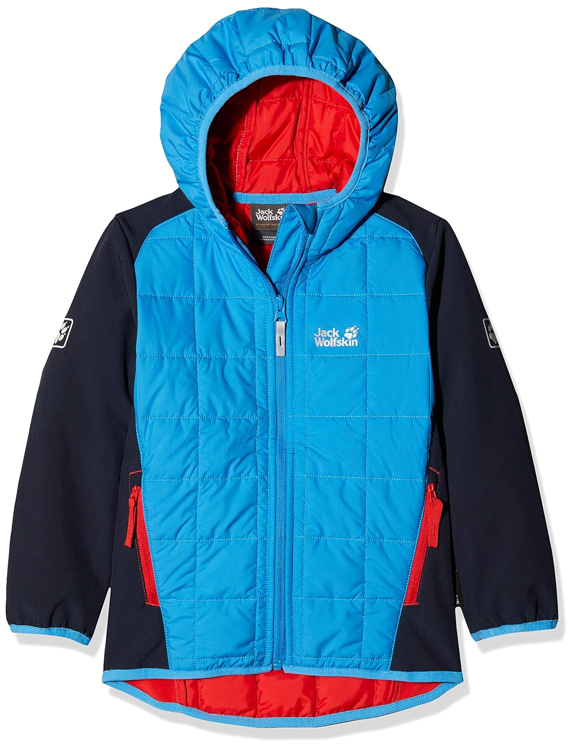 Jack Wolfskin Unisex Kids Grassland Hybrid Jacket Boys Softshell Jacket