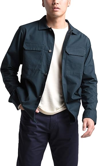 the north face button up