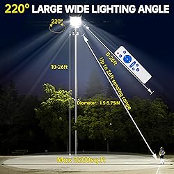 JAYNLT Y-5200W Solar Street Lights Outdoor,520000LM