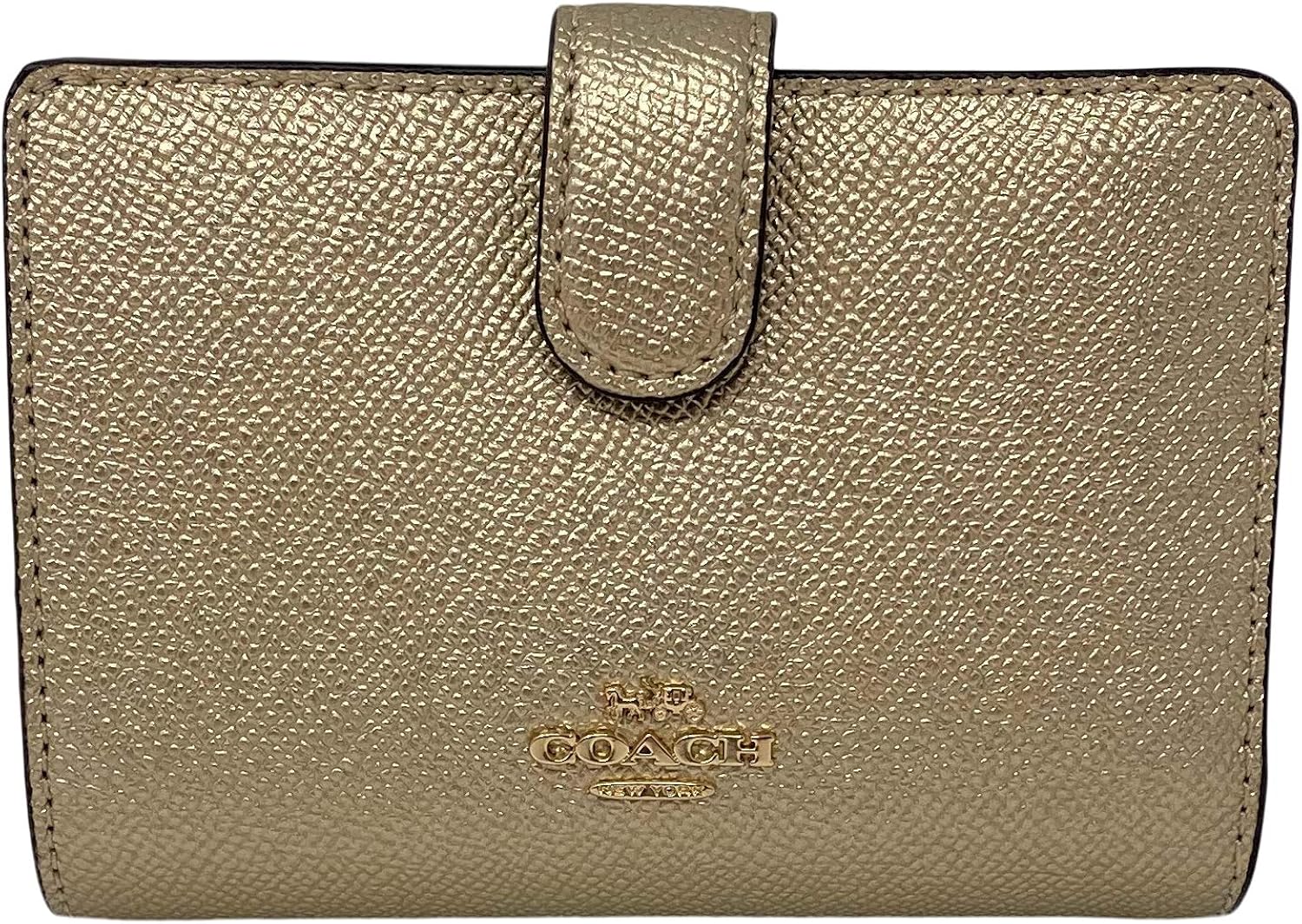 coach metallic wallet
