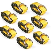 Zeuli 2&rdquo; x 8&rsquo; 8-Pack Lasso Strap with D Ring Auto Tie Down for Wheel Lift, Trailer, Tow Truck