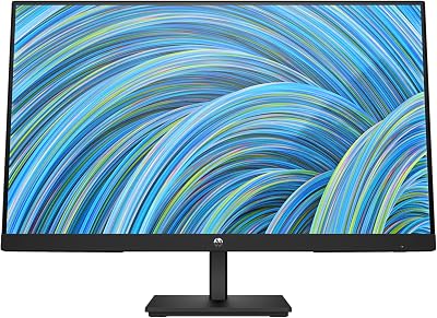 HP 24 Inch FHD Monitor VA 75Hz FreeSync 1x HDMI 1x VGA Tilt Black V24v G5