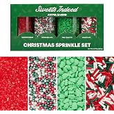 Sweets Indeed Christmas Sprinkle Mix, 4 Pack, 10.90 oz
